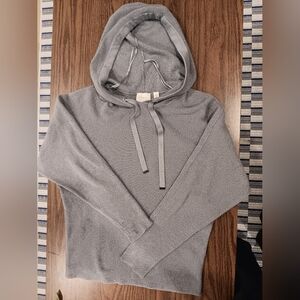 Cyrus Gray Waffle-knit Hooded Pullover Sweater 🔥🔥